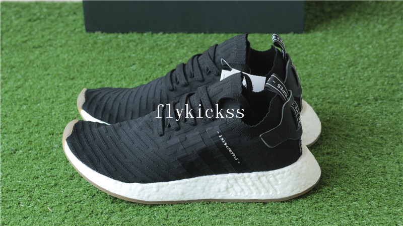 Real Boost Adidas NMD R2 Primeknit Black